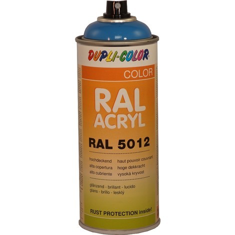 peinture acryl duplicolor ral  400ml jaune zinc