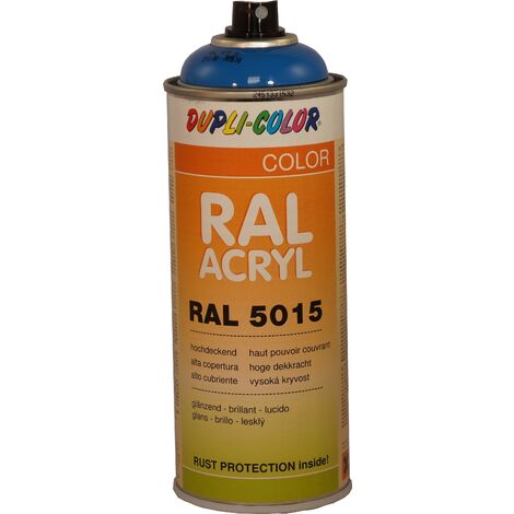 peinture acryl duplicolor ral  400ml jaune zinc