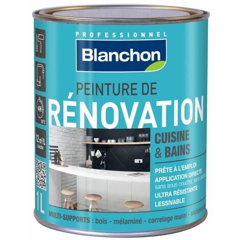 Peinture V33 Cuisine & Bain Resist'Extreme Satin Bleu Profond de