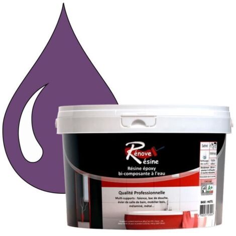 Peinture Résine 0.5L - Multisupport RAL 4005 - Lilas bleu - Brillant - Salle de bain