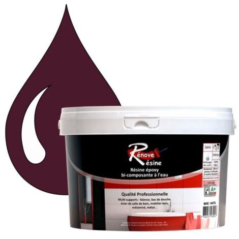 Peinture Résine 0.5L - Multisupport RAL 4007 - Violet pourpre - Brillant - Étanche
