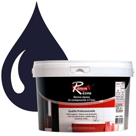 Peinture Résine 0.5L - Multisupport RAL 5003 - Bleu saphir - Brillant - Étanche