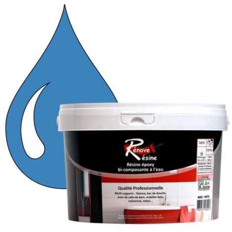 Peinture Résine 0.5L - Multisupport RAL 5012 - Bleu clair - Brillant - Étanche