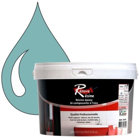 Peinture Résine 0.5L - Multisupport RAL 6034 - Turquoise pastel - Brillant - Monocouche