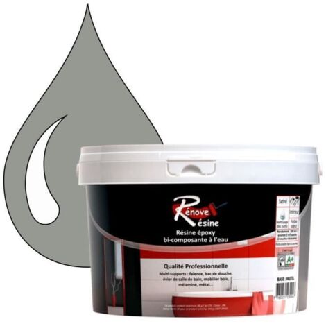 Peinture Résine 0.5L - RAL 7004 - Gris de sécurité - Mat - Monocouche