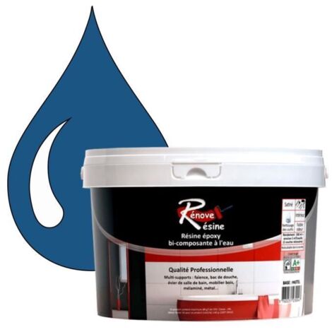 Peinture Résine - CAPRI - RAL 5019 - Bleu capri - 0.5L - Brillant - Multi-supports