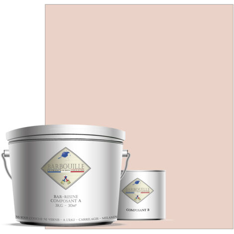Peinture résine époxy 2,5L MAT 25m² Rose Poudré Jésus