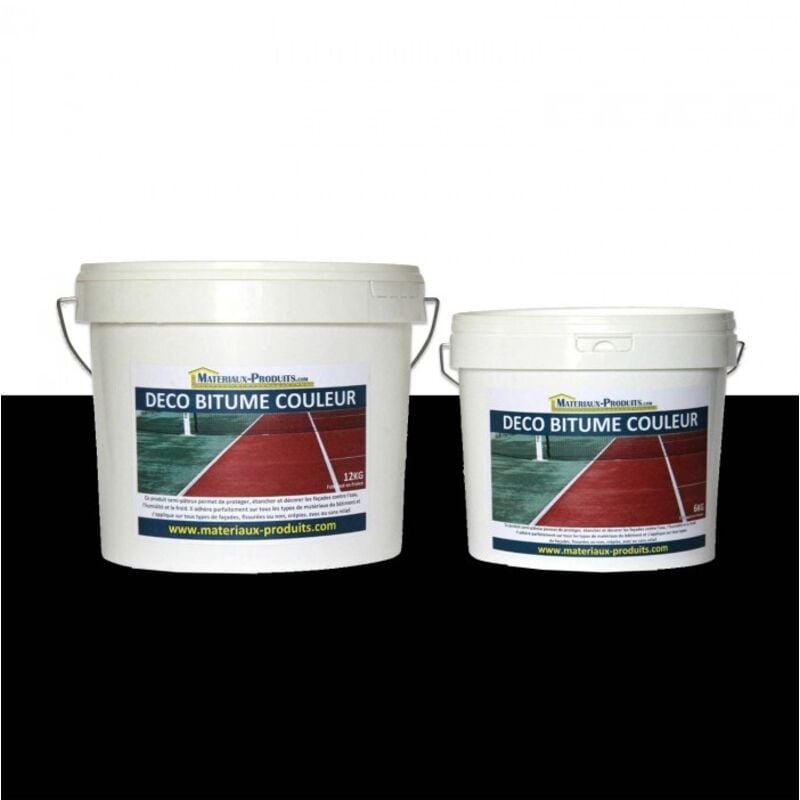 Peinture résine pour bitume enrobé - 6 Kg Noir Matpro