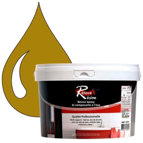 Peinture Résine - RAL 1005 - Jaune miel - Brillant - 0,5L - Multi-supports