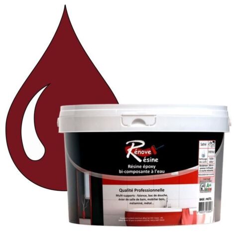 Peinture Résine - RAL 3004 - Rouge pourpre - 0,5L - Brillant - Multi-supports