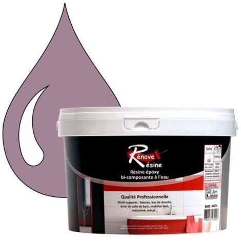 Peinture Résine - RAL 4009 - Violet pastel - 0,5L - Brillant - Multi-supports