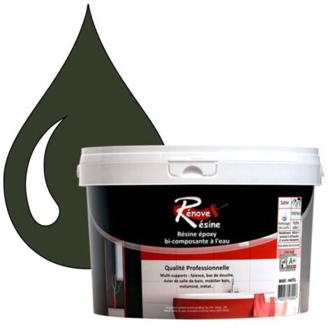 Peinture Résine - RAL 6007 - Vert bouteille - 0,5L - Brillant - Multi-supports