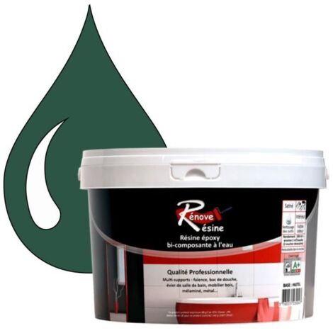 Peinture Résine - RAL 6028 - Vert pin - 0,5L - Brillant - Multi-supports