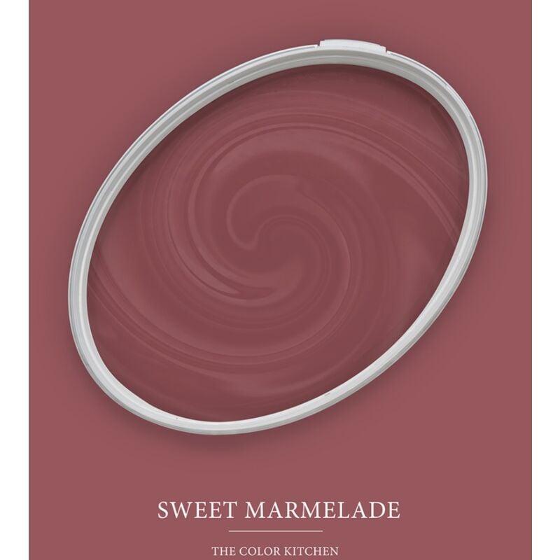 Peinture rose marmelade mat moderne et résistante Peinture facile à appliquer Peinture The Color Kitchen TCK7012 2,5L - Rouge