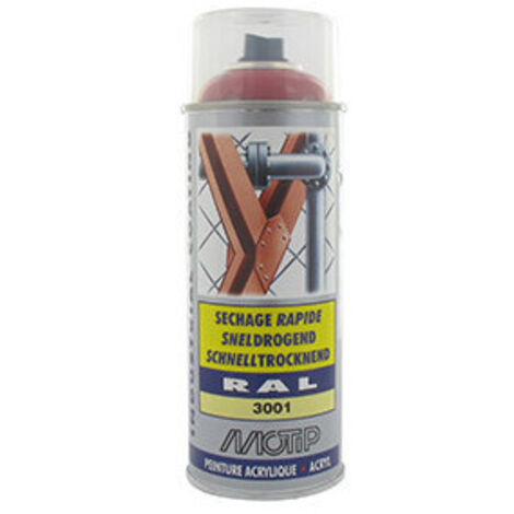 Peinture rouge Iseki, aérosol 400 ml.