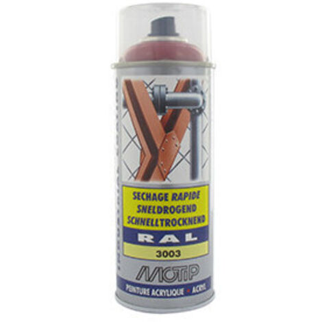 Peinture rouge MTD, aérosol 400 ml.