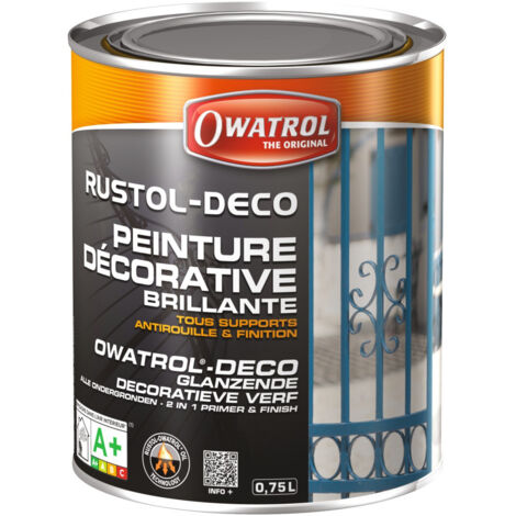 Peinture Rustol Déco 750 Ml – Noir