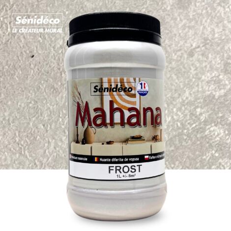 Peinture sablée effet métallisé - MAHANA 1L pour 8 m² coloris Frost