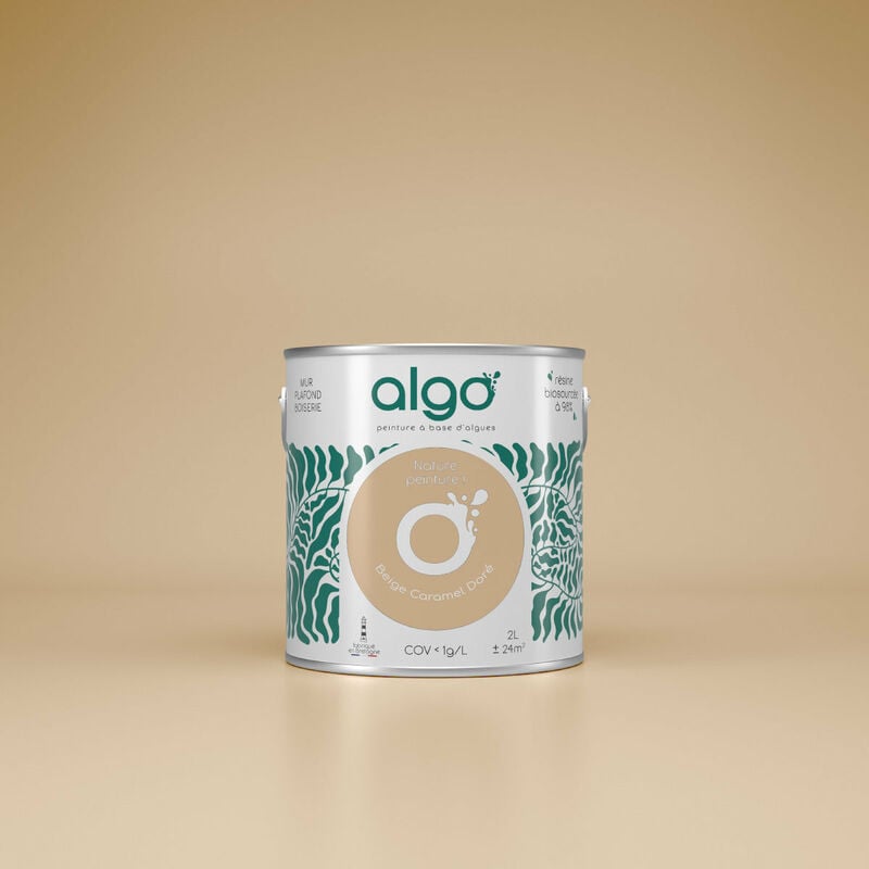 Peinture écologique Algo Velours - Beige Caramel Doré - 5L