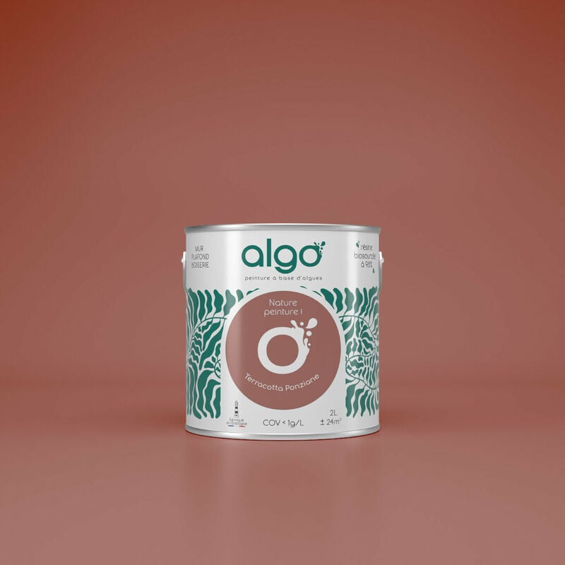 Peinture écologique Algo Velours - Terracotta Ponziane - 2L