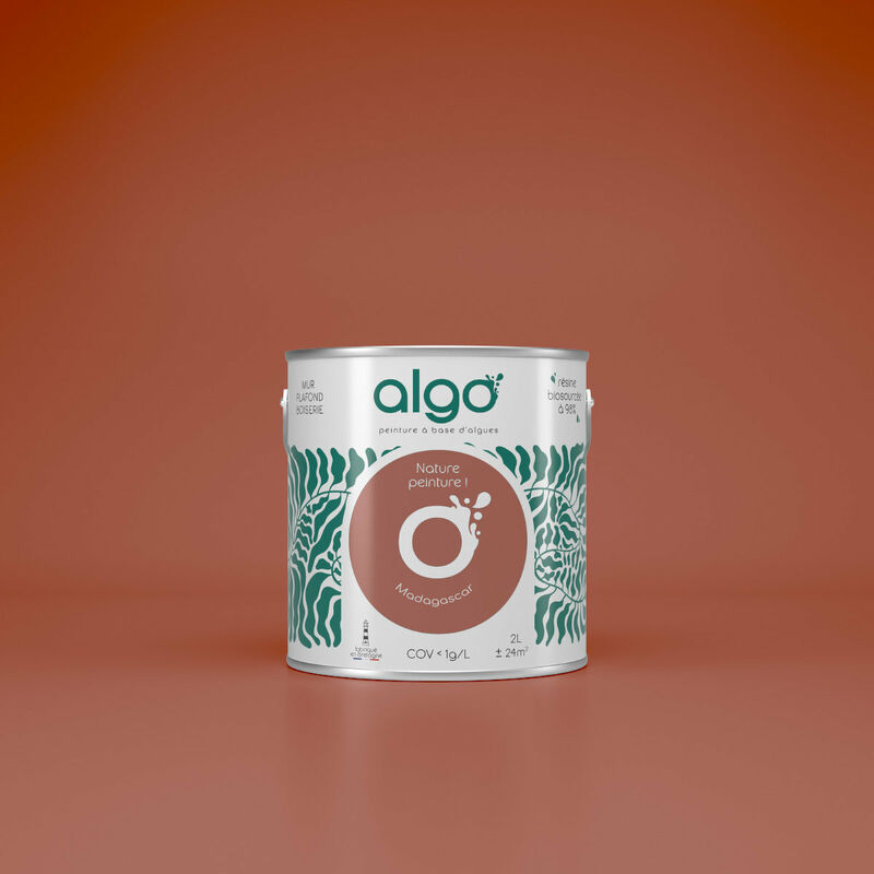 Peinture écologique Algo Velours - Terracotta Madagascar - 0.5L