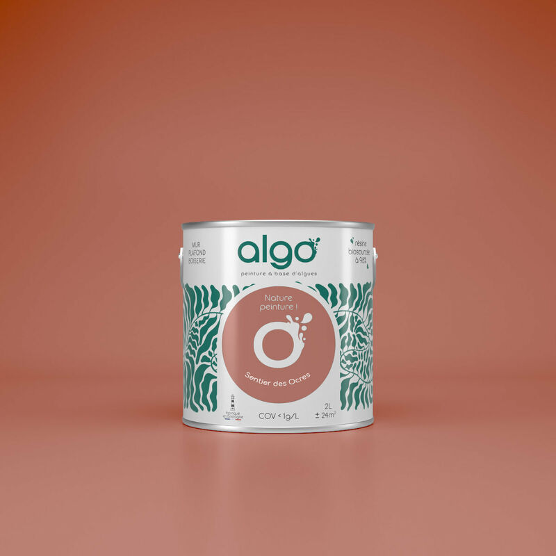 Peinture écologique Algo - Velours - Sentier des Ocres - 0.5L