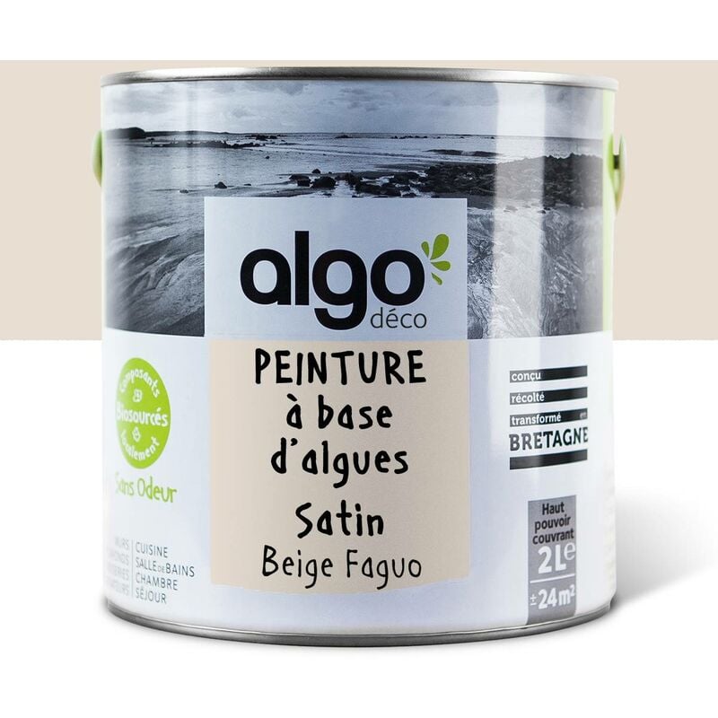 Peinture écologique Algo Velours - Beige Faguo - fa - 2L