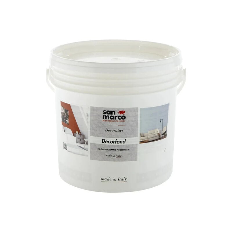 Peinture SAN MARCO Decorfond blanc 1L - SAN MARCO