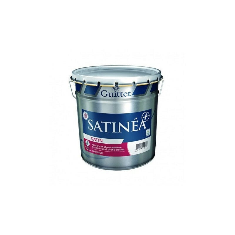 Peinture Satinéa+ 1 litre blanc Guittet