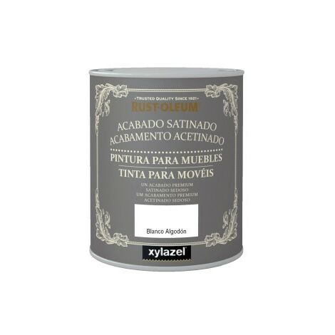 Peinture satinée meuble blanc coton 750