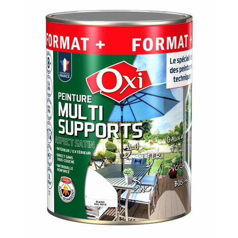 PEINTURE SATINEE MULTI-SUPPORTS BLANC RAL 9010 3L