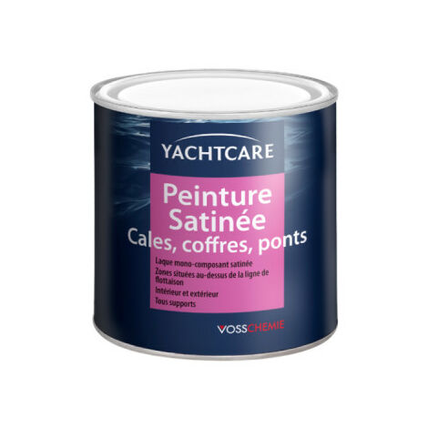 Peinture satinée YACHTCARE - blanc gris RAL 9018 - 750ml