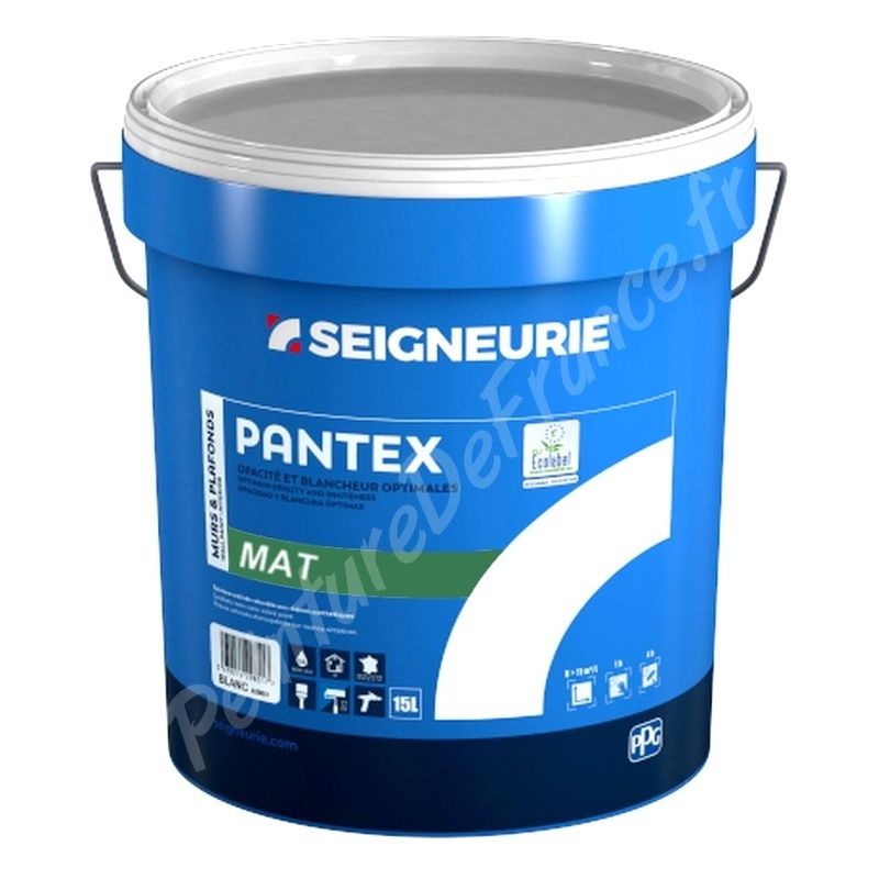  Peinture  SEIGNEURIE  Pantex Mat BLANC 15L 15 Litres 