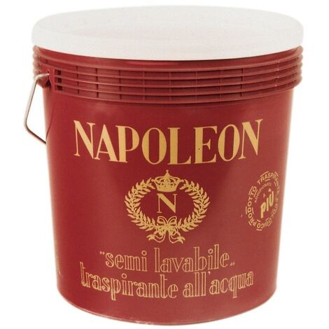 Peinture semi-lavable A  l&39eau NapolA on 5 lt anti-moisissure respirante diluable jusqu&39A  25%