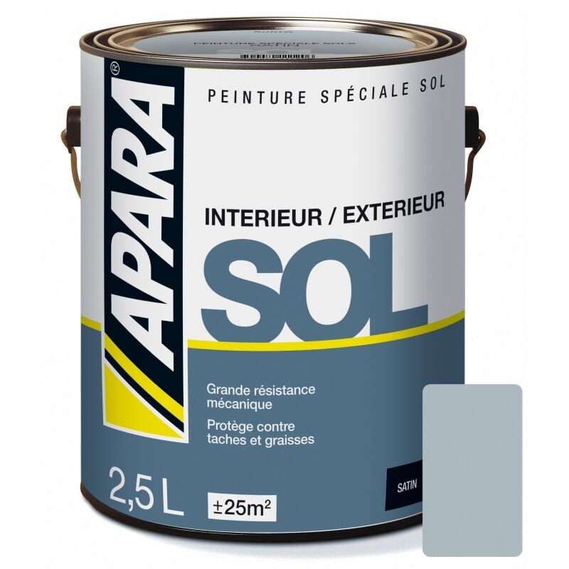 Peinture Sol Satin Apara ACB9BF 2.5 litres