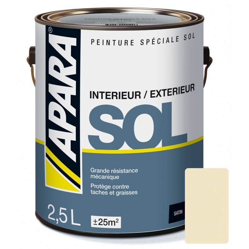 Peinture Sol Satin Apara F1E6C6 2.5 litres