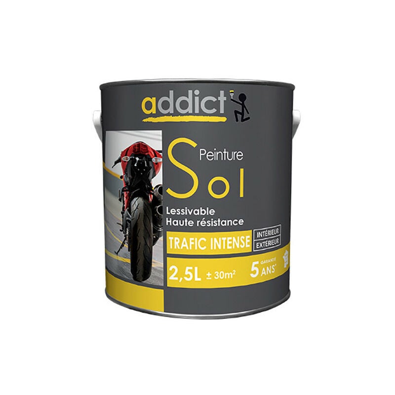 Addict - Peinture Sol 2.5 litres blanc