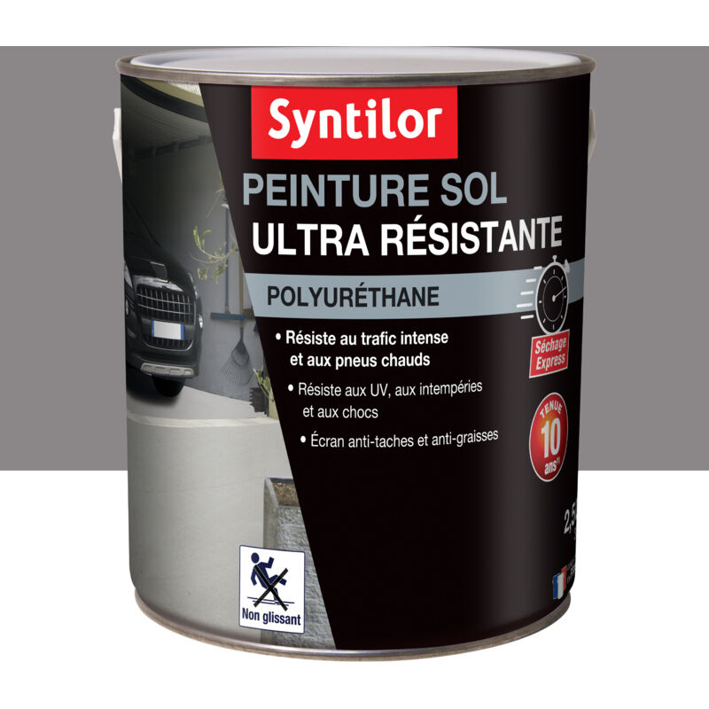 Peinture Sol Ultra Résistante Syntilor 2,5L Acier