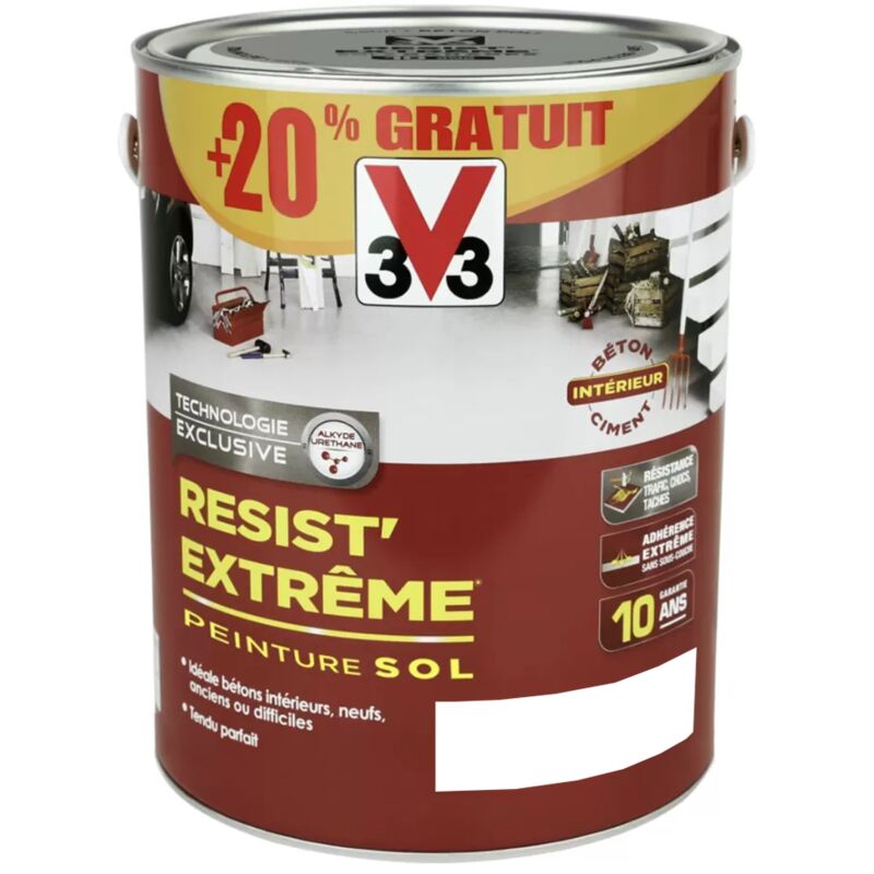 Peinture Sol V33 Resist' Extrême Blanc 3 l