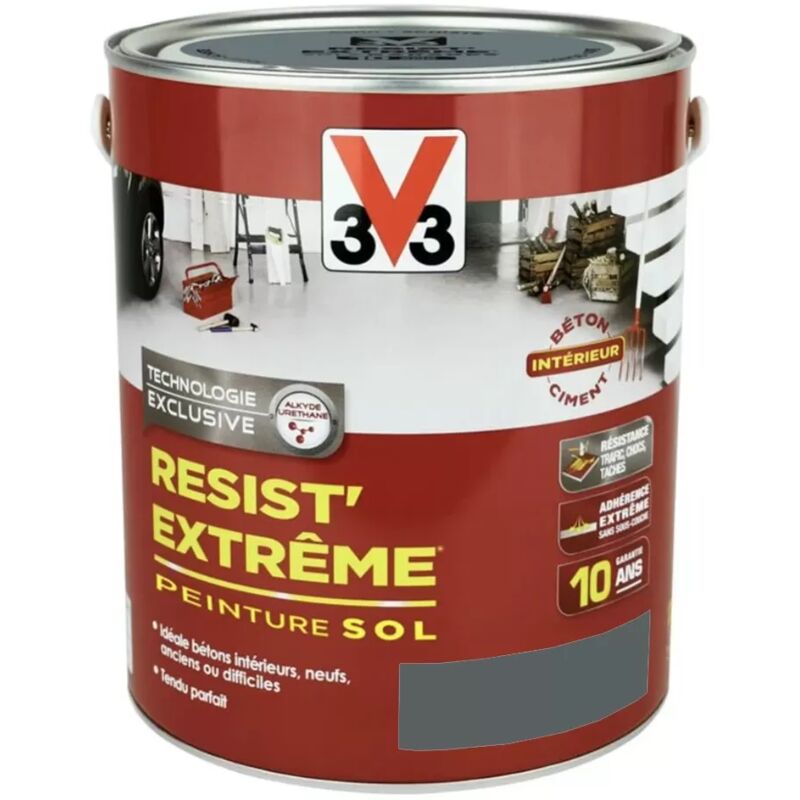 Peinture Sol V33 Resist' Extrême Graphite 2,5 l