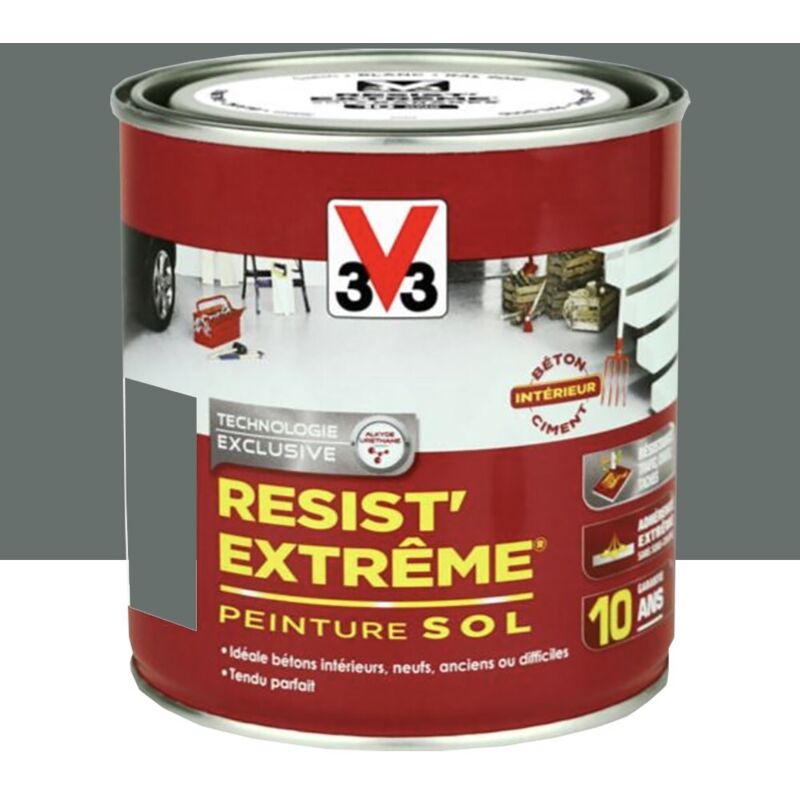 Peinture Sol V33 Resist' Extrême Carbone 0,5 l
