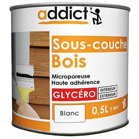 POK BOIS : Peinture Bois glycéro microporeuse intérieur extérieur 1L - RAL  6012 Vert noir