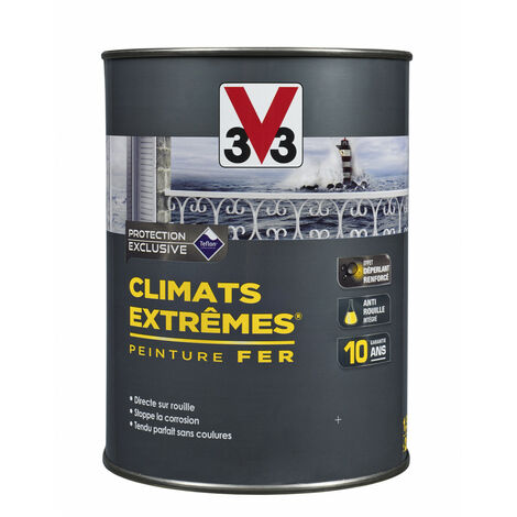 Peinture fer Climat Extrême mat 1,5L (teinte au choix) V33 - plusieurs modèles disponibles