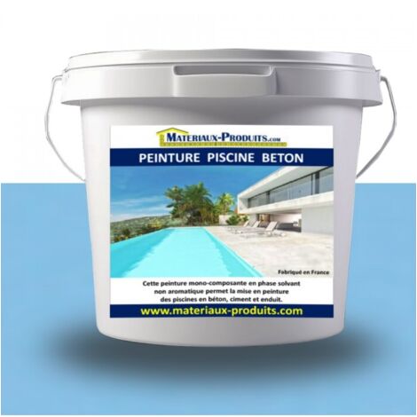 Peinture Spéciale Piscine Béton - 5 L Bleu Piscine - MATPRO