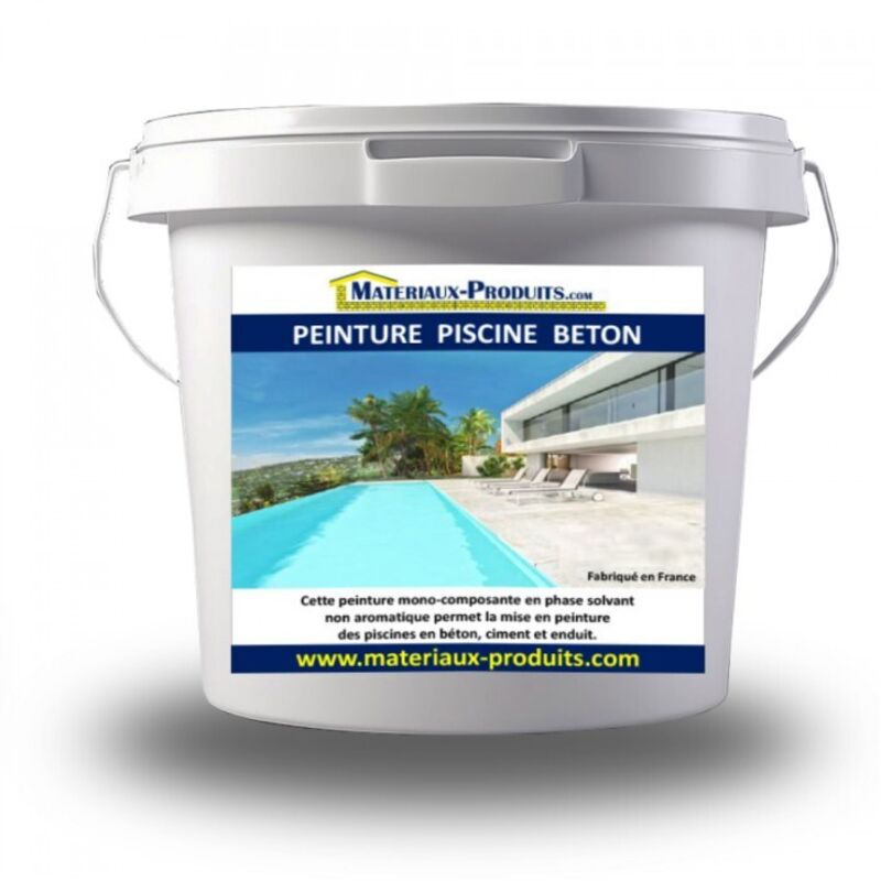 Matpro - Peinture Spéciale Piscine Béton - 15 l Blanc
