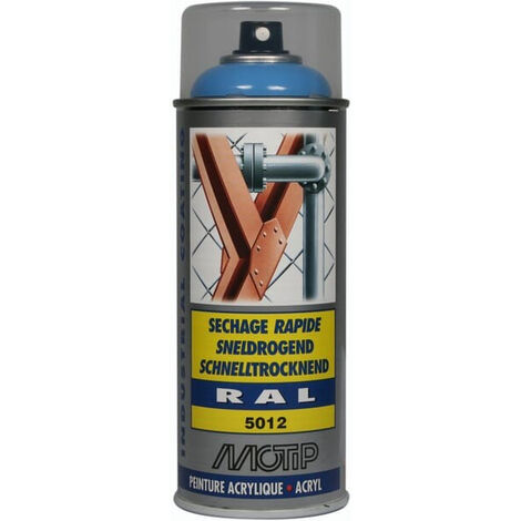 Peinture spray bleu clair MOTIP 07014