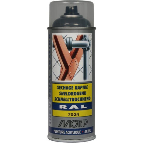 Peinture spray gris graphite MOTIP 07151