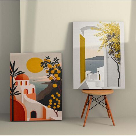 Peinture sur toile decorative 2 pieces 2knv4328 - 50 x 70 88649606 88649606 88649606 88649606