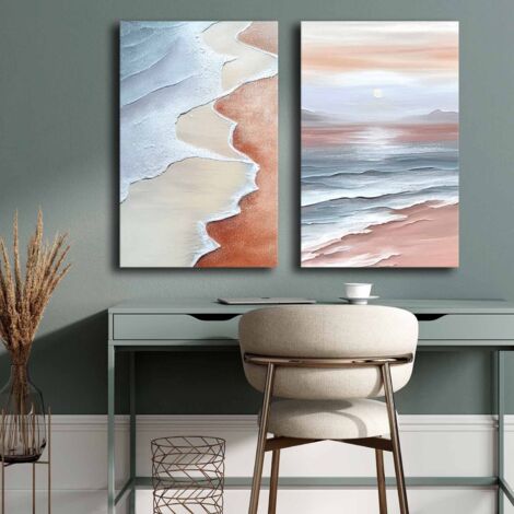 Peinture sur toile decorative 2 pieces 2p4570gsc 018 88647135 88647135 88647135 88647135