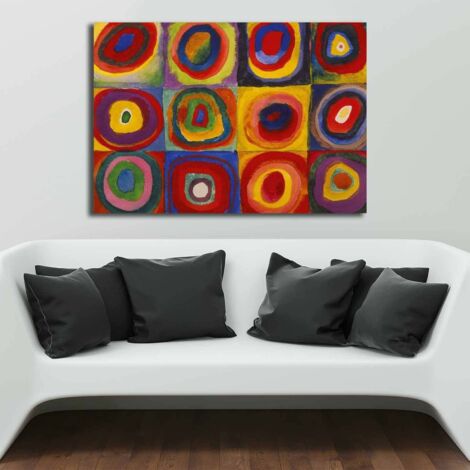 Peinture sur toile decorative 70100kandinsky008 88651621 88651621 88651621 88651621